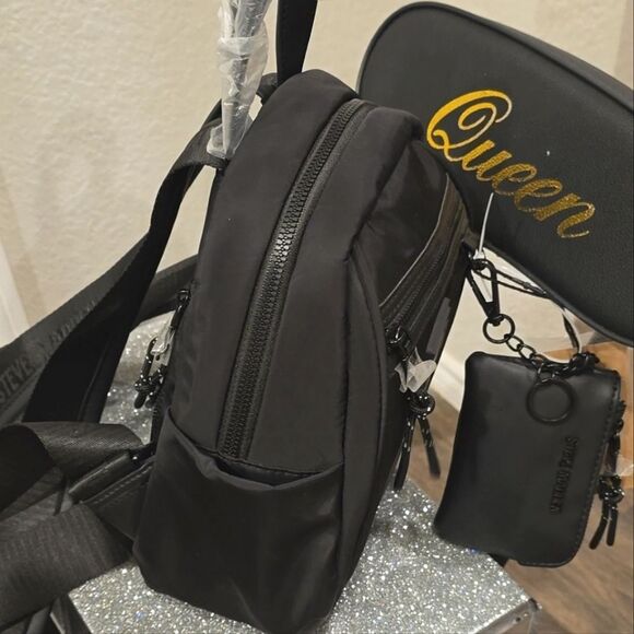 Steve Madden BEvie Backpack- Black main image 8